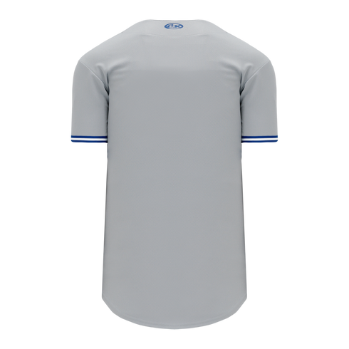 Athletic Knit Full Button Baseball Jersey with Braided Trim (BA5500)